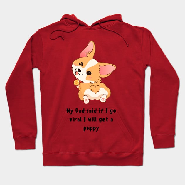 Puppy gift daughter dad dog gift ideas Hoodie by fantastic-designs